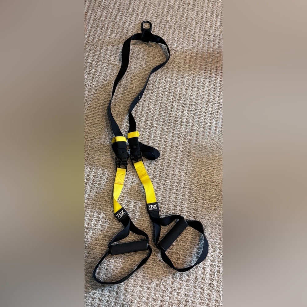 TRX Suspension Trainer Exercise Straps - Yellow & Black